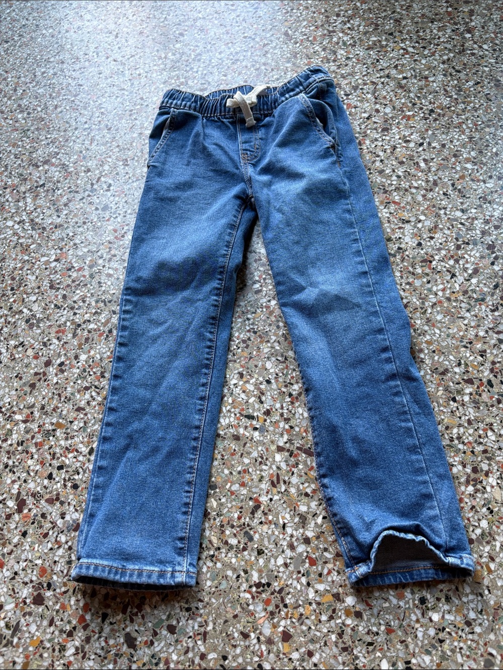 Kids Old Navy Blue Denim Pull-On Jeans